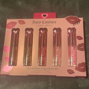 Juicy Couture Lip Oil Set - Pink and Gold